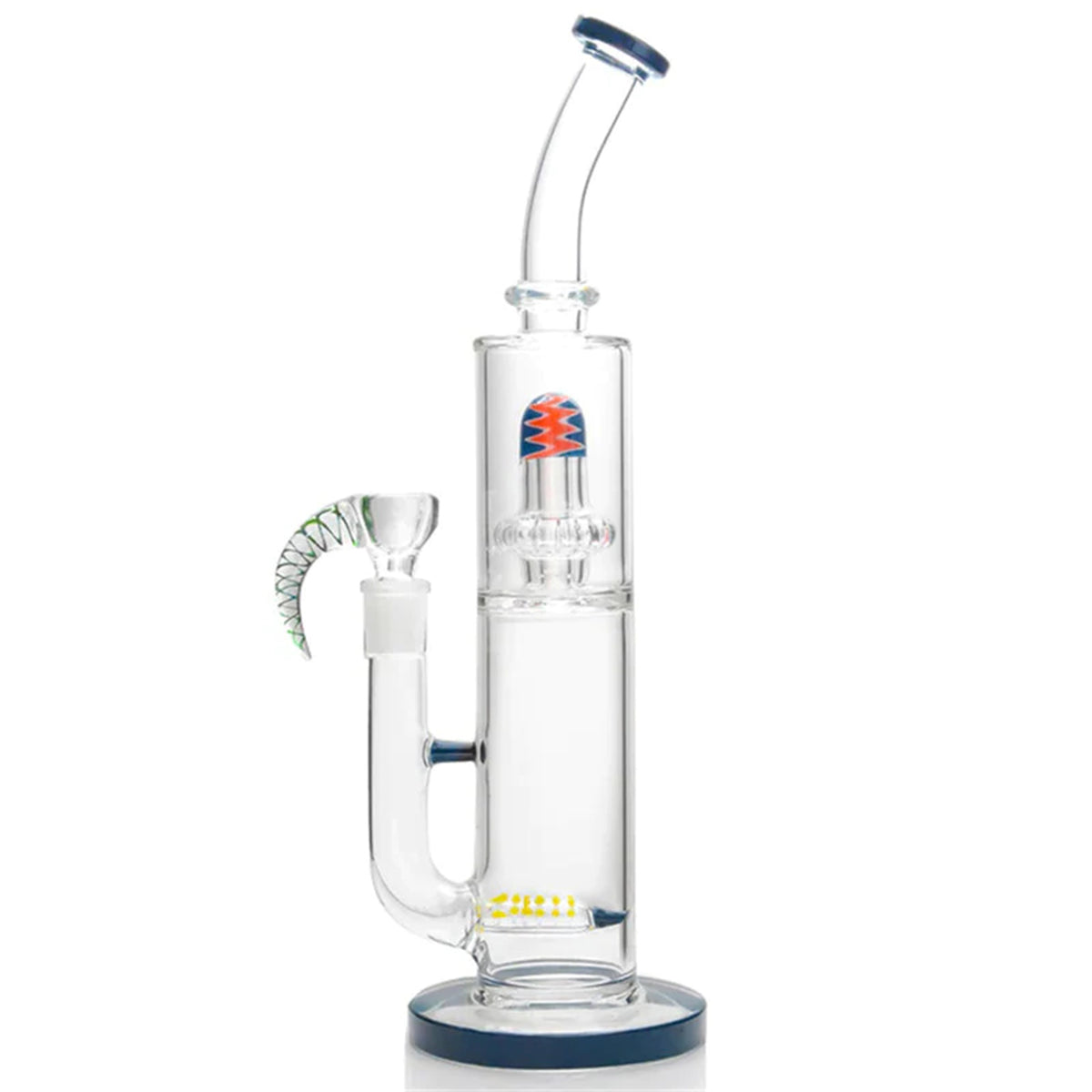 Wig Wag Bent Neck Bong with Kingstem Perc – INHALCO