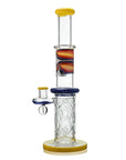 Wigwag Wall Perc Bong with Encased Opal