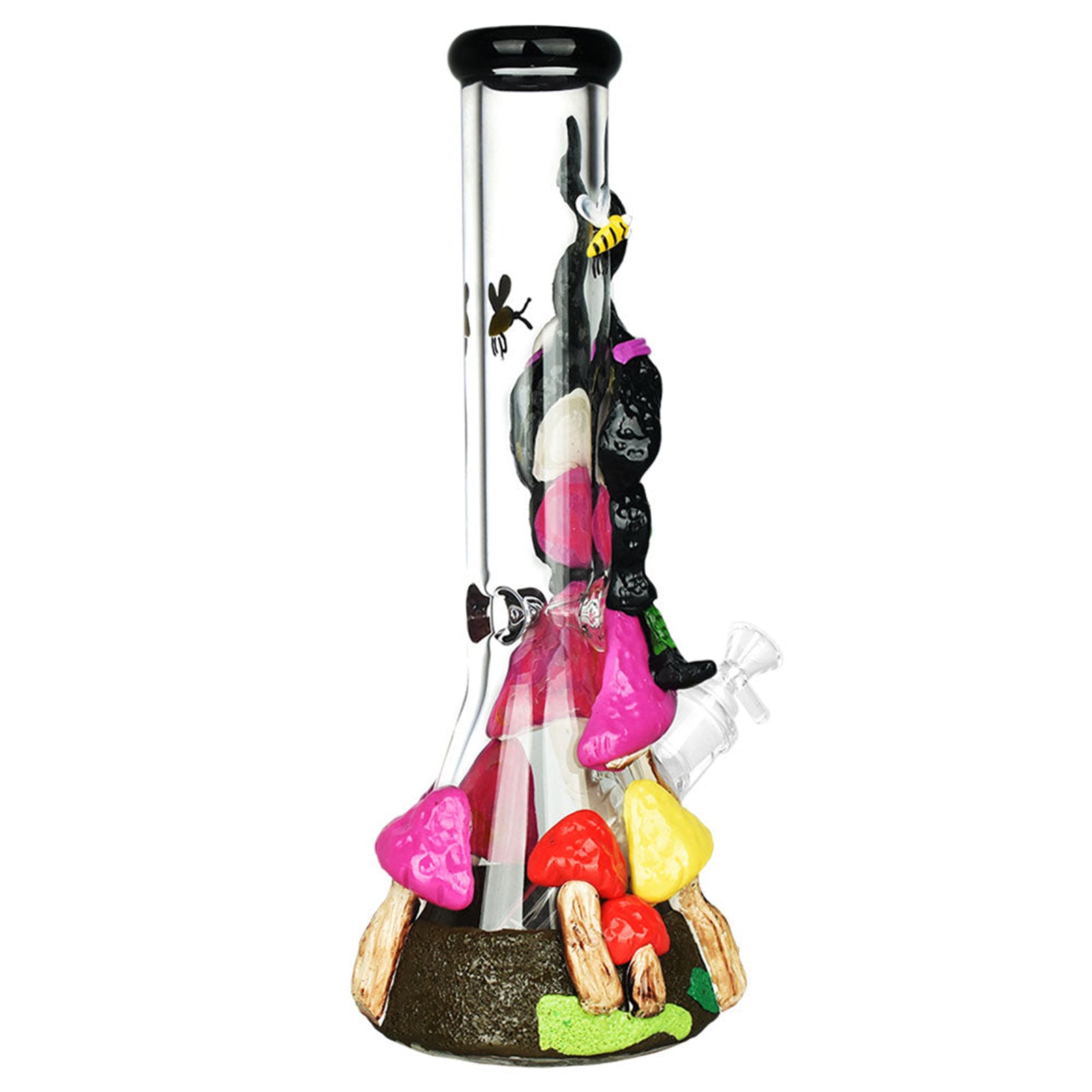 Witch Way 3D Painted Beaker Water Pipe - INHALCO