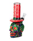 Wizard Skull Glow-in-the-Dark Bong 9"