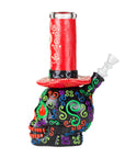 Wizard Skull Glow-in-the-Dark Bong 9"