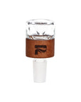 Wood on Glass Tube Water Bong 14.25"