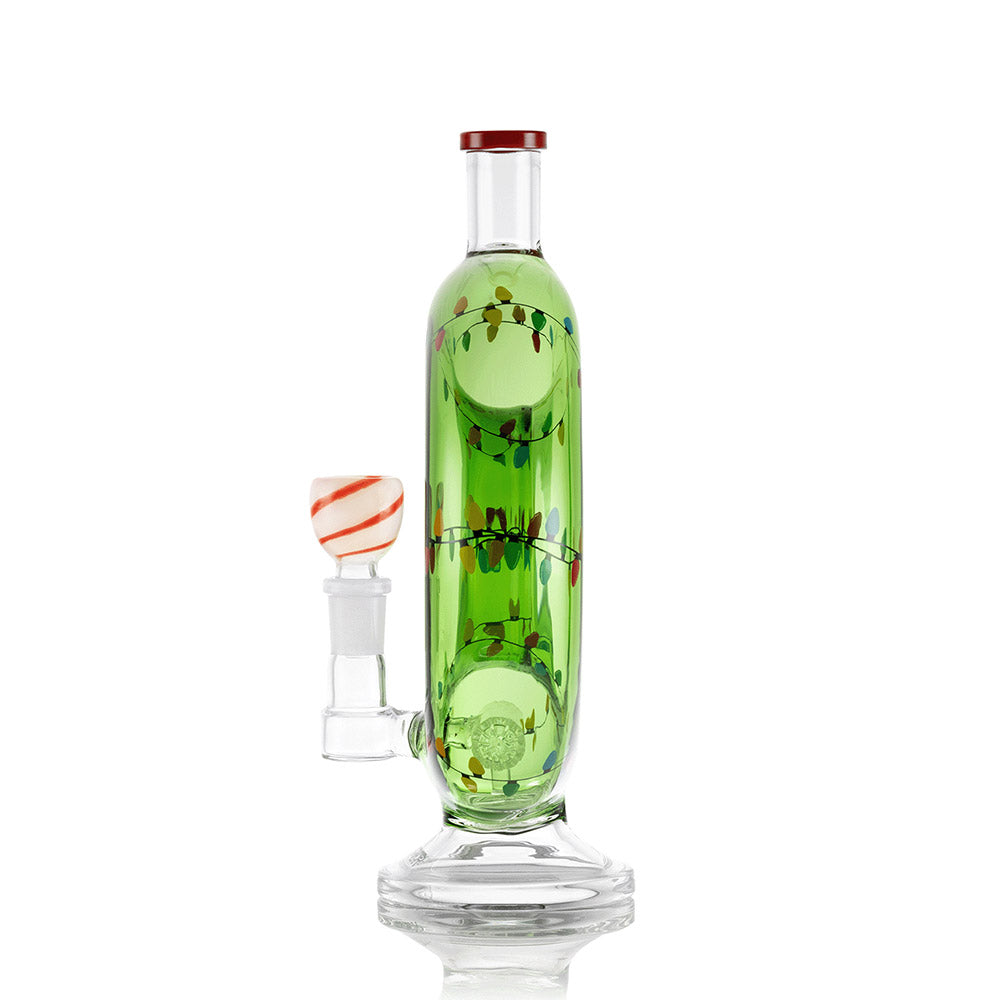 Wreath Inline Perc XL Bong 10" - INHALCO