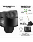 Yocan Black Heat Vision Thermometer Carb Cap