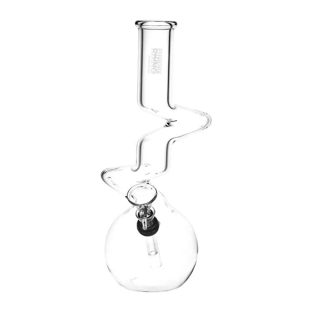 Zig Zag Bubble Base Bong 9.5"