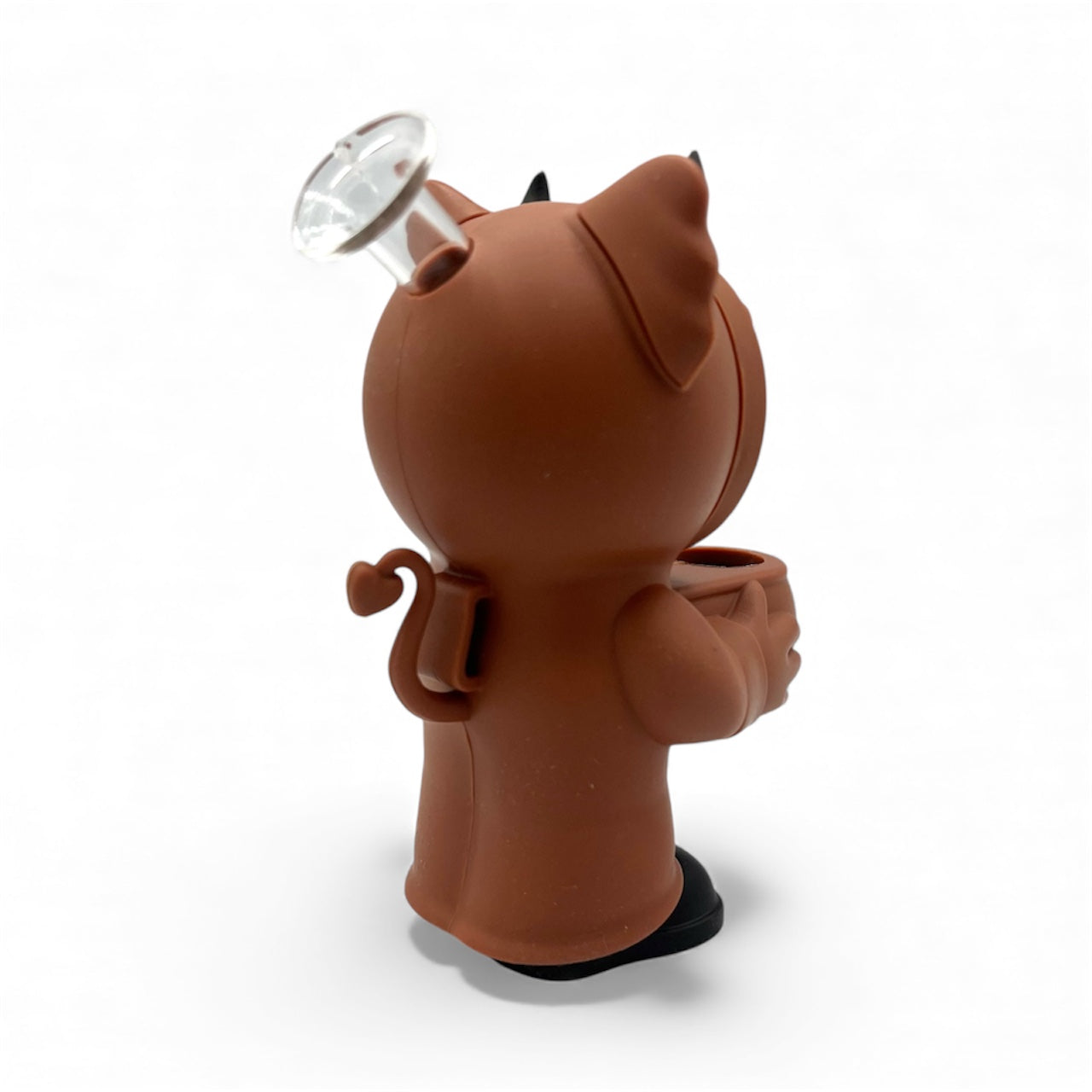 Back view of Zombie Gingerbread Man silicone bong design