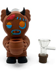 Zombie Gingerbread Man silicone water pipe for smoking