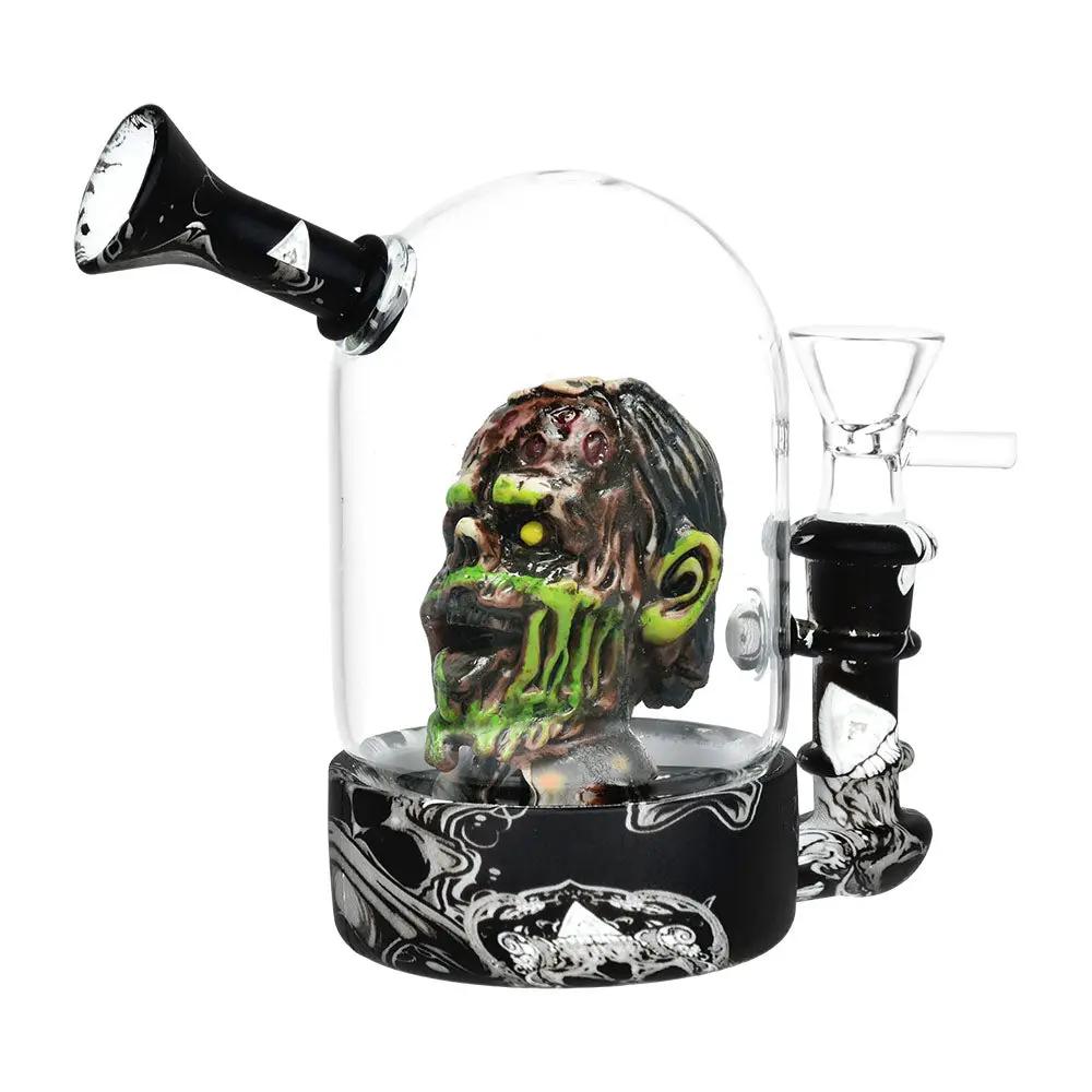 Zombie Head Bell Jar Bong - inhalco