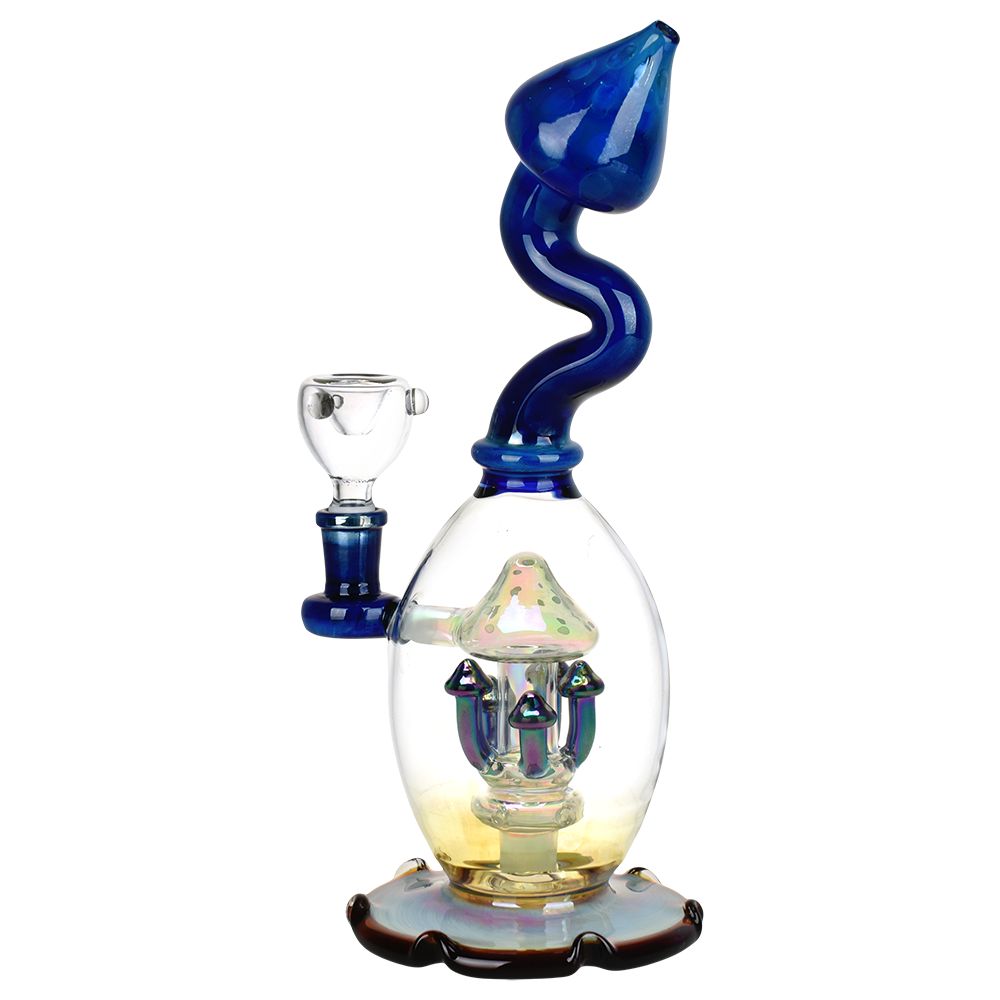 Mushroom Magic Glass Water Pipe