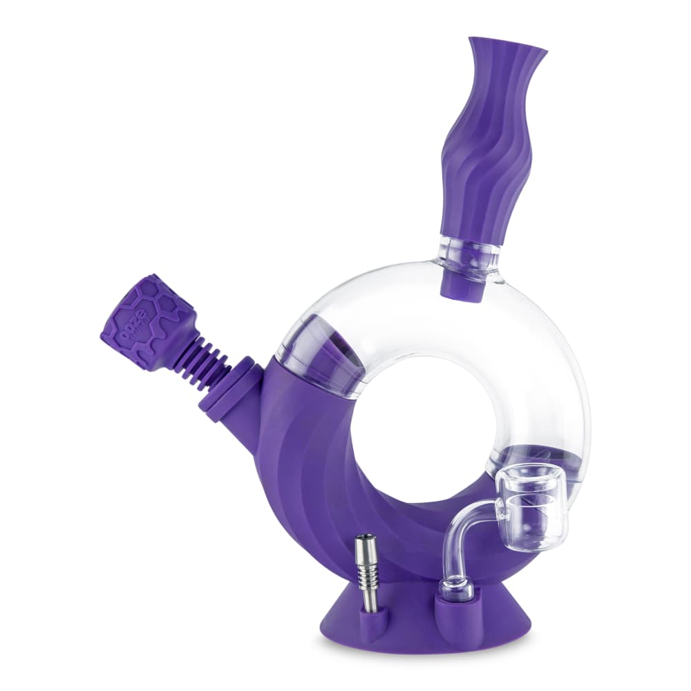 Ooze Ozone Silicone Water Pipe and Dab Straw