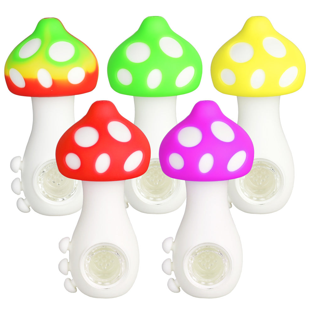 Mushroom Silicone Hand Pipe