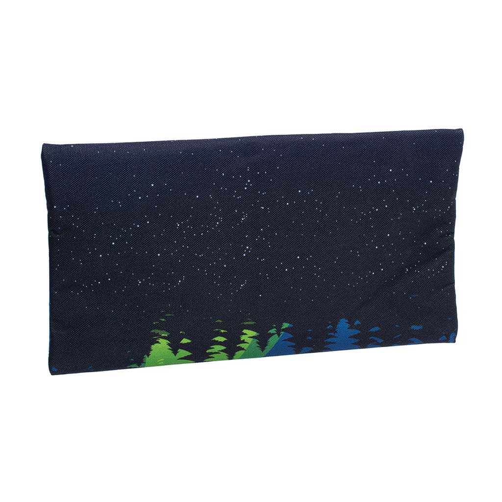 Back view of Alien UFO Smellproof Pouch