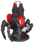 All Seeing Arachnid Castle Glass & Vinyl Water Pipe
