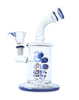 alpine swiss perc bong in blue color