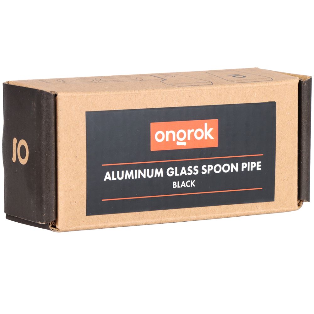 Aluminum &amp; Glass Spoon Pipe Packaging