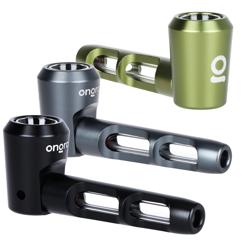 Aluminum &amp; Glass Spoon Pipe