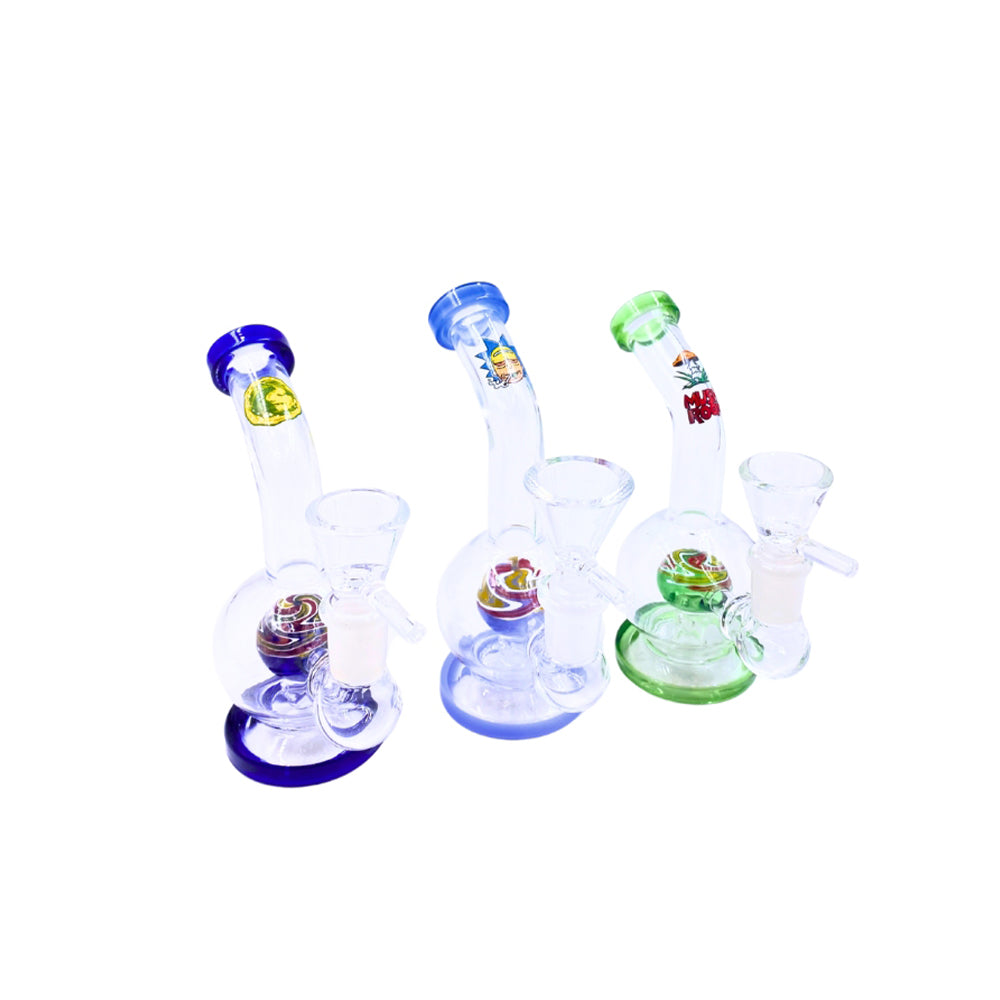 Aqua Orb Mini Glass Bong 6 Inch