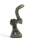 Art Colored Black Swirl Bubbler Pipe