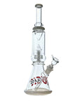 Ascension Beaker Bong with Inverted Cone Perc smoke color