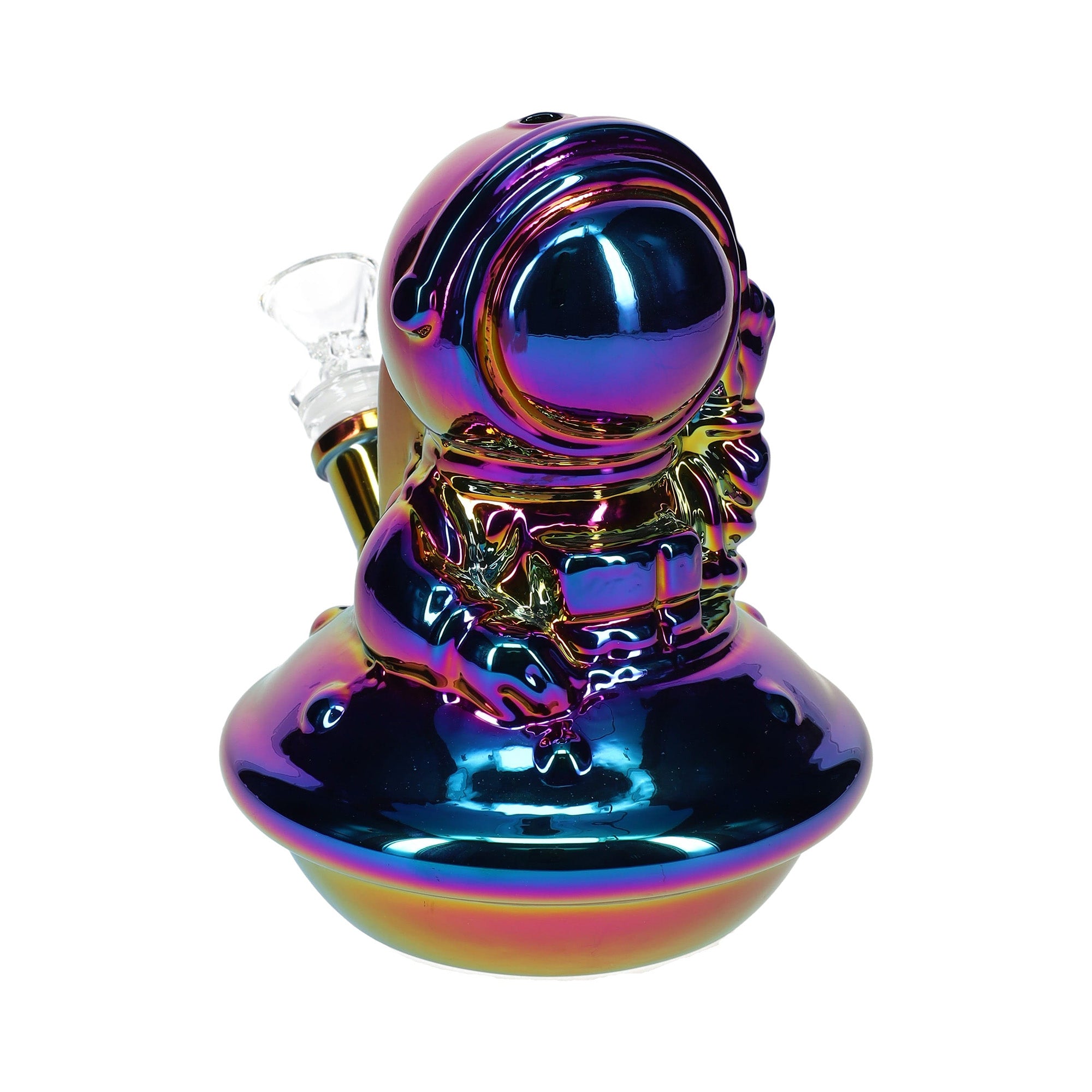 Astronaut UFO Mini Bong Rainbow “Glasstronaut” 