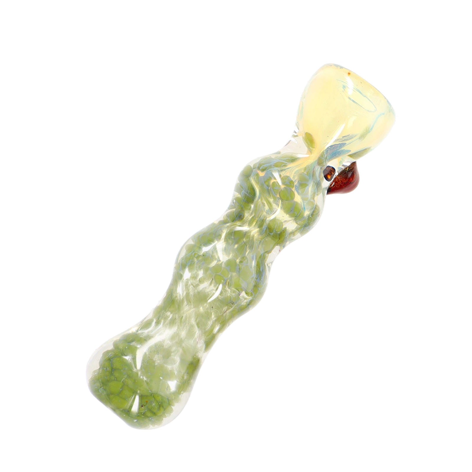 Aurora Color Changing Frit Chillum Weed - inhalco