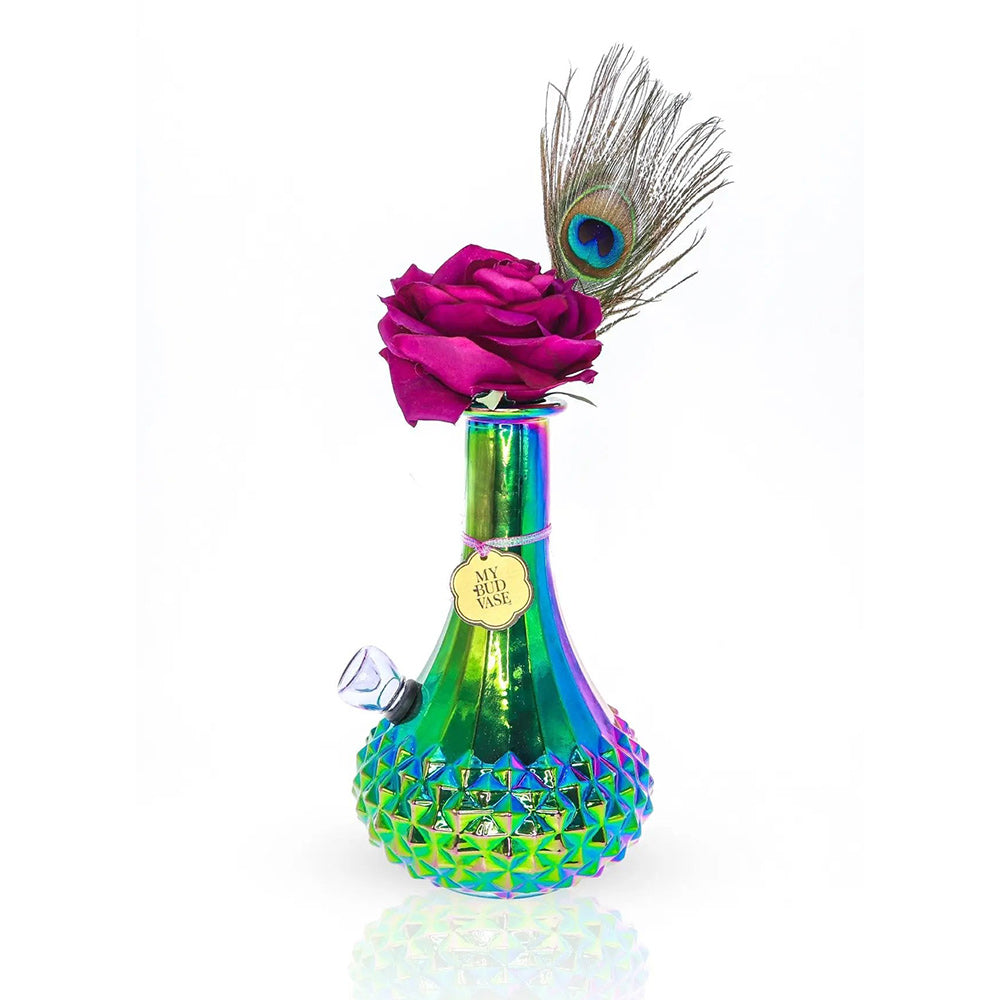 Left Side of Aurora Vase Bong 