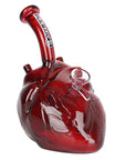 Be Still My Heart Glass Water Pipe 6.5"