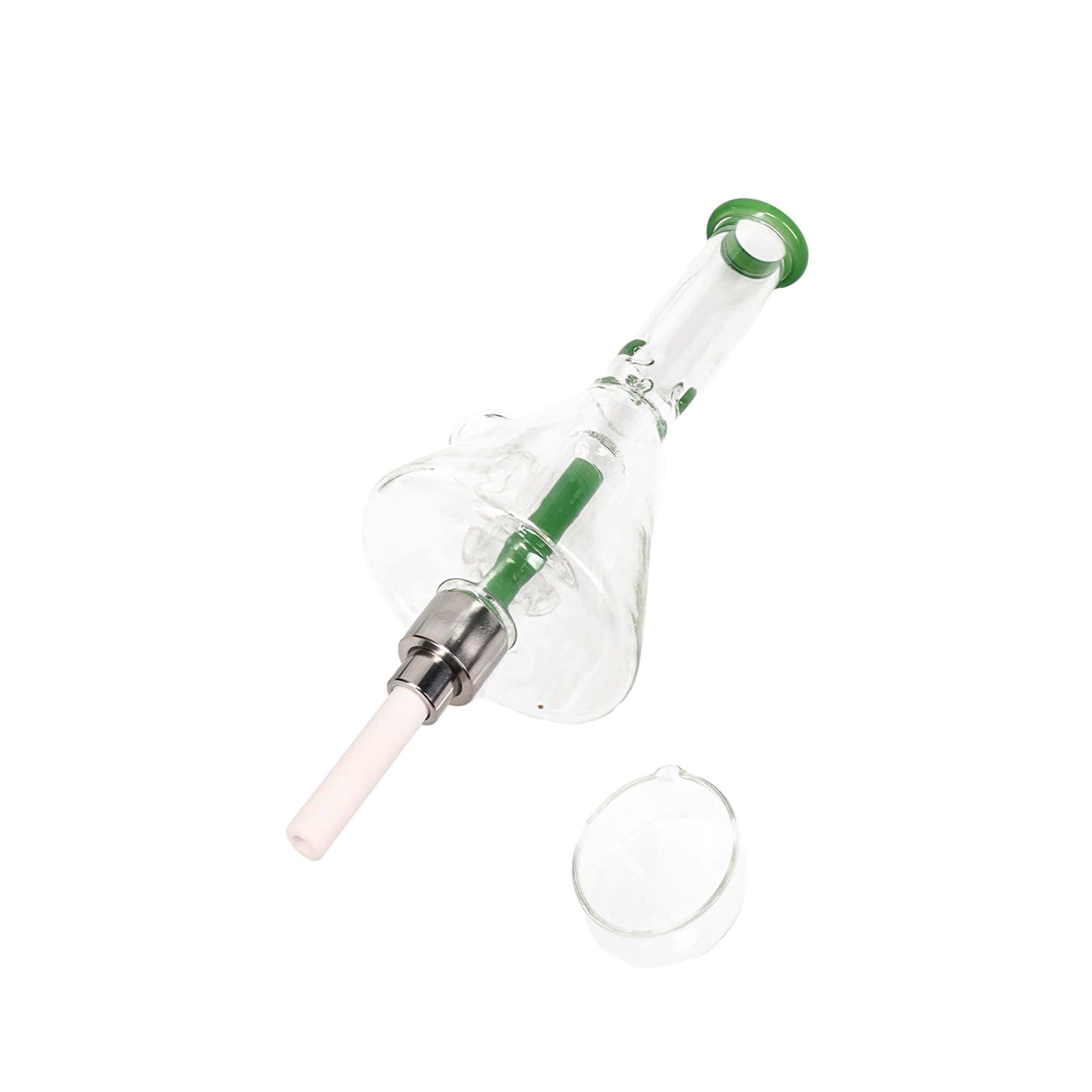  6.5″ Beaker Dab Straw Kit with Ceramic Tip - inhalco