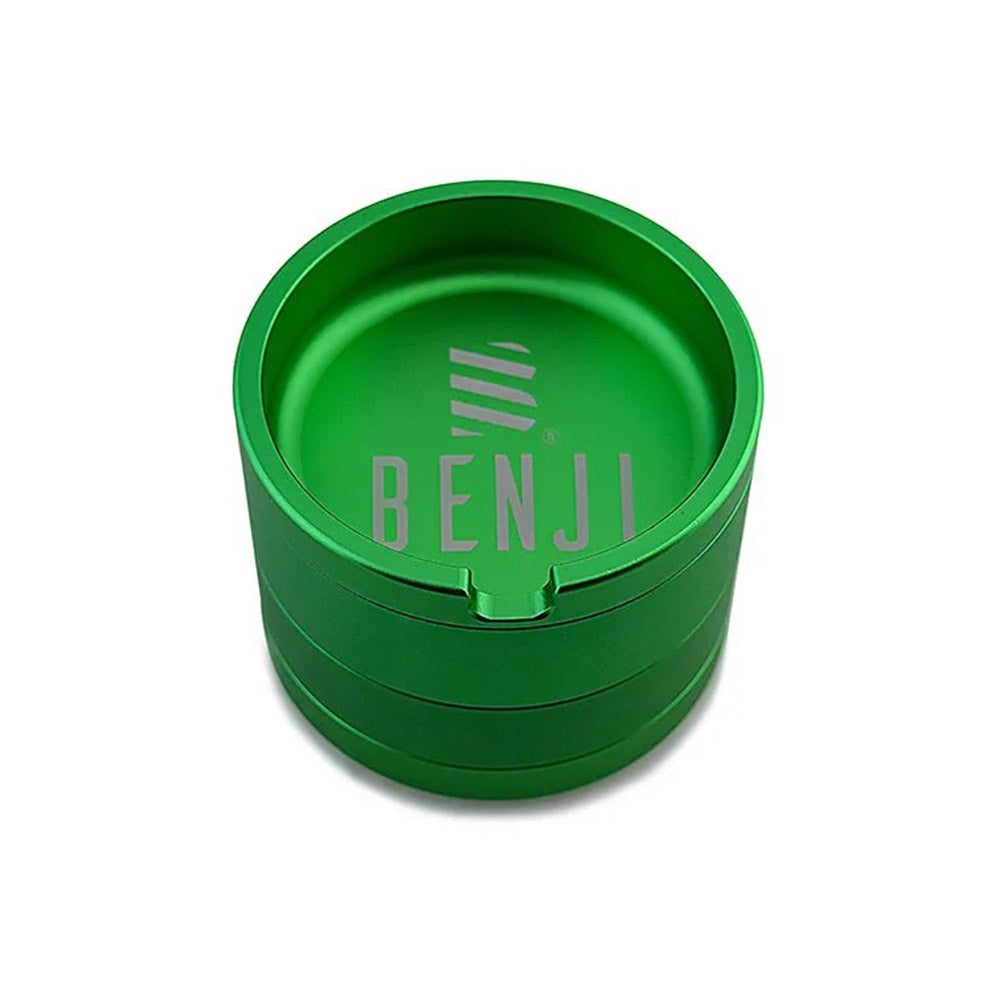 Benji XL Ashtray Grinder in green