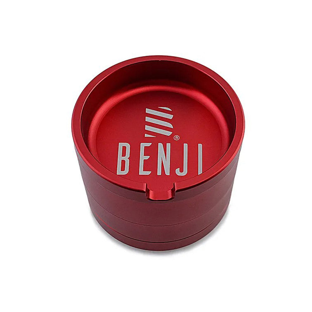 Benji XL Ashtray Grinder in red