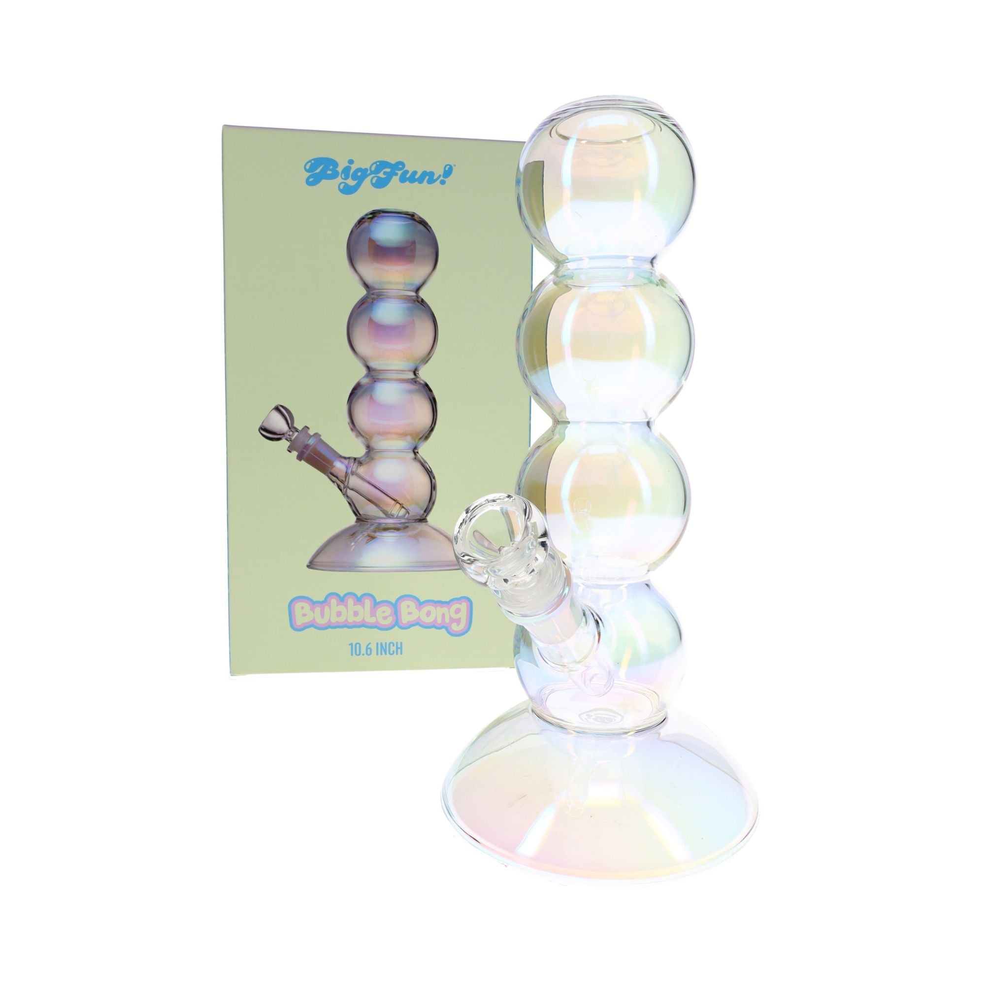 BigFun Iridescent Bubble Bong With Package