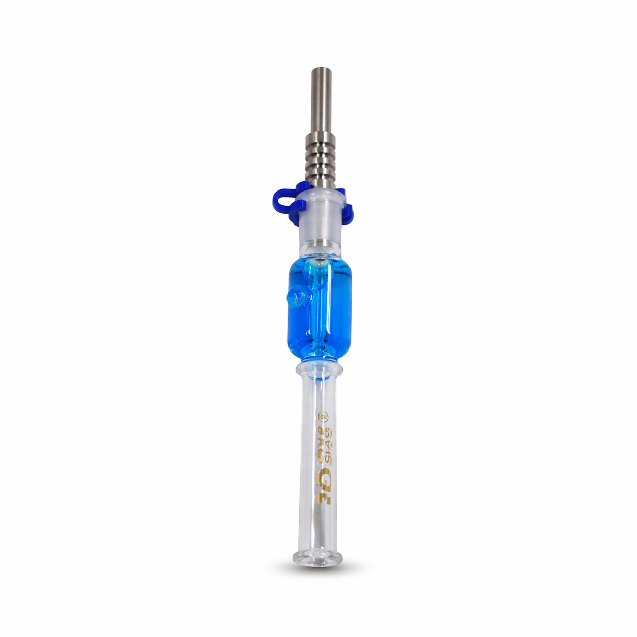 Liquid Lava Collector 14mm Rock Glass Freezable Glycerin Straw