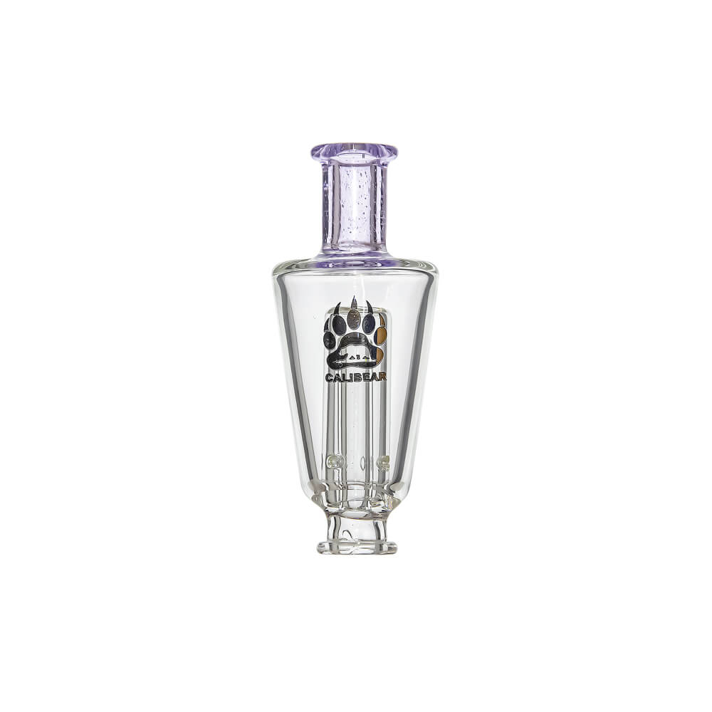 Bottle Pivot Glass Mouthpiece in purple color