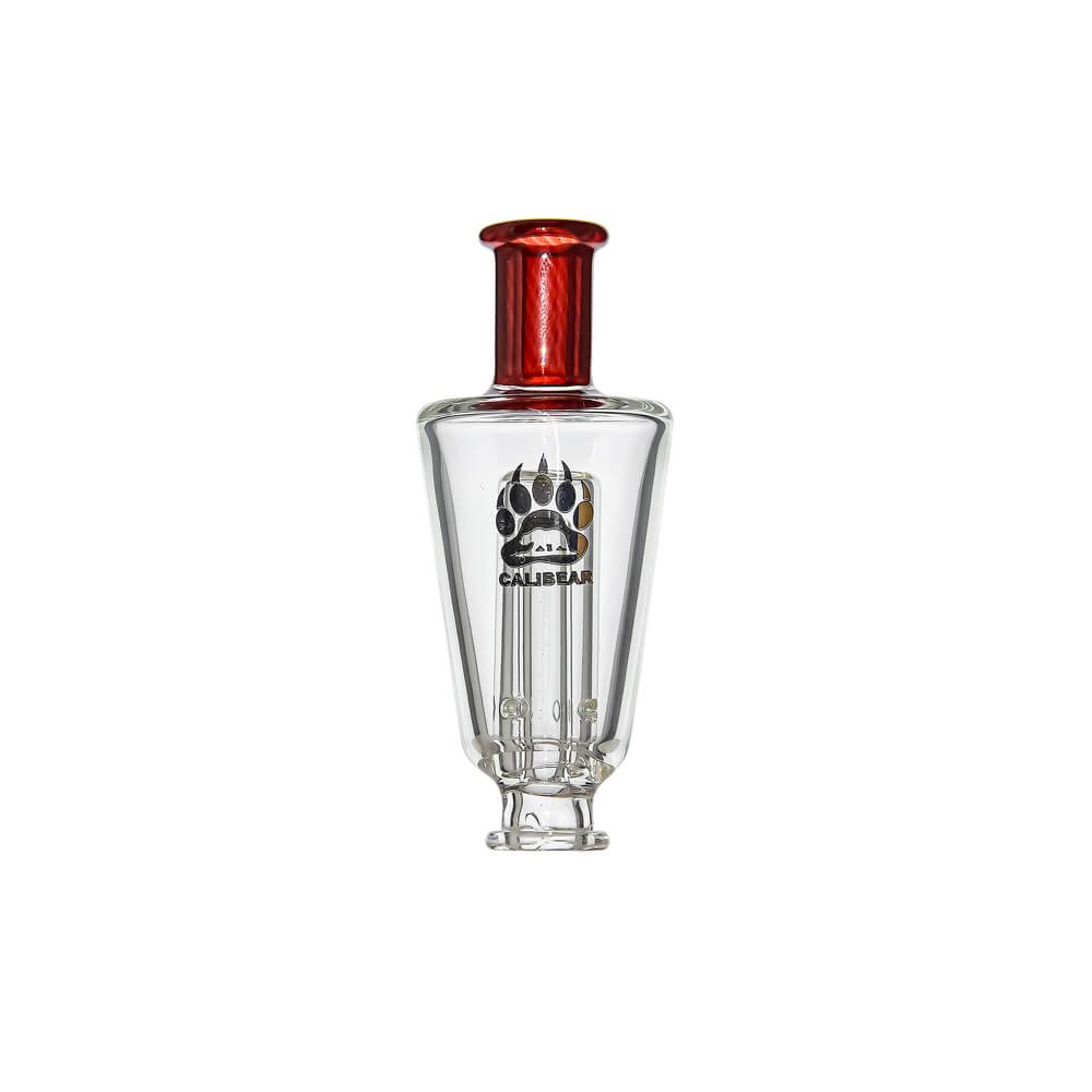 Bottle Pivot Glass Mouthpiece in red color