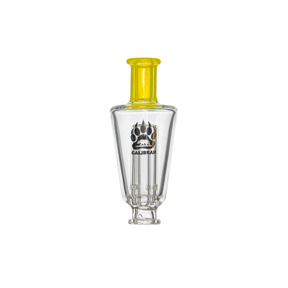 Bottle Pivot Glass Mouthpiece in yellow color