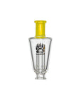 Bottle Pivot Glass Mouthpiece in yellow color