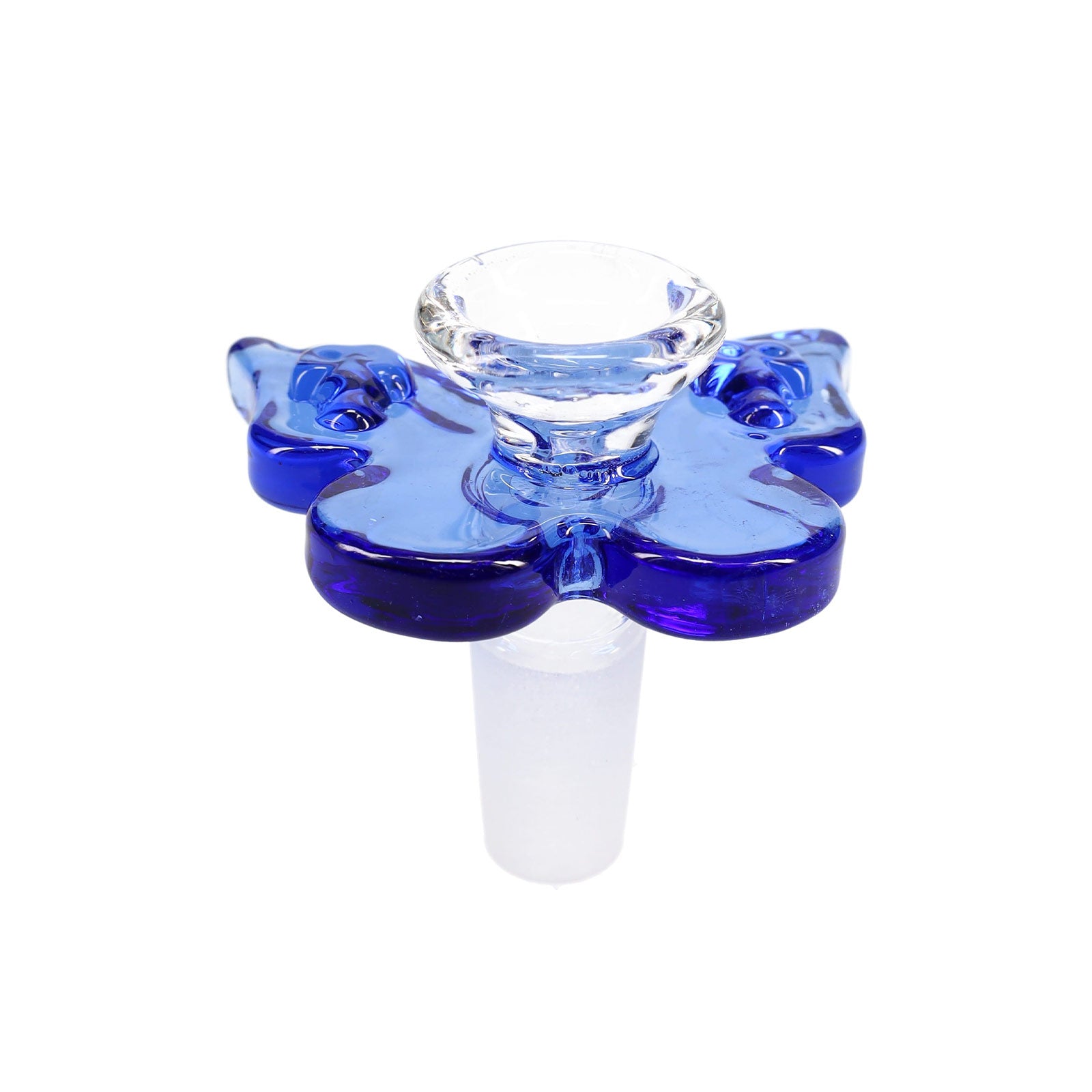 Butterfly Glass Bowl in blue