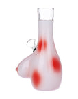 Side view of Buxom Bosom Glass Bong
