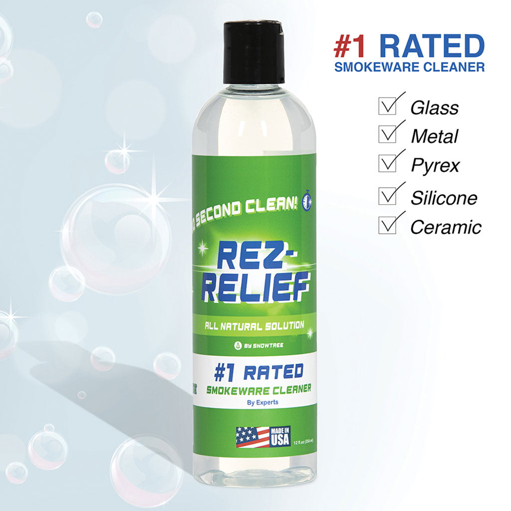 Rez-Relief All Natural Cleaner 12oz (for Pyrex, Glass, Metal, Ceramic ...