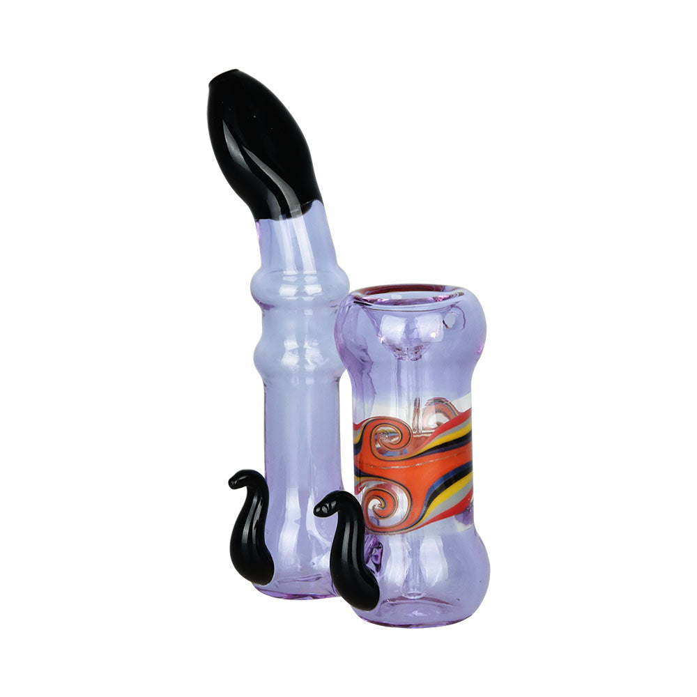 Passing Thoughts Sherlock Bubbler Pipe w/ Horns