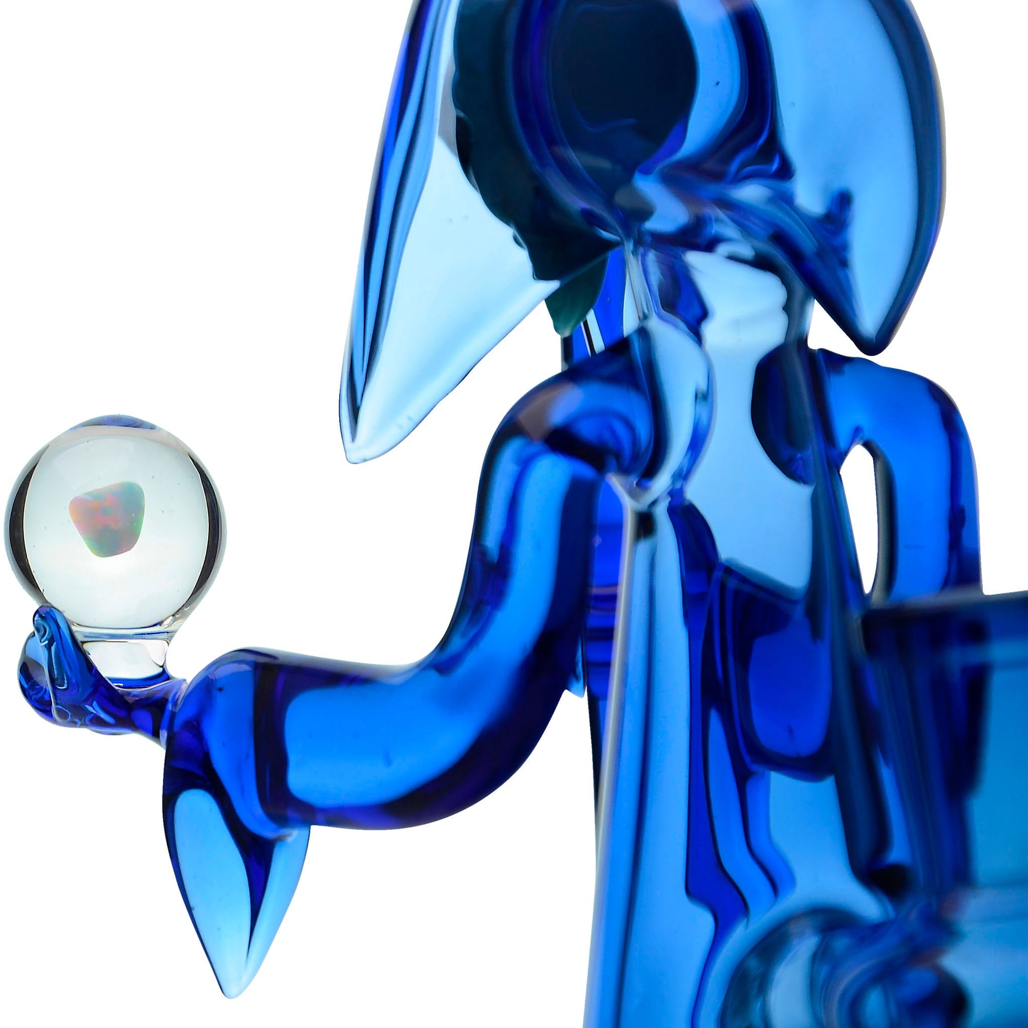 Grim Reaper Dab Rig Blue - INHALCO