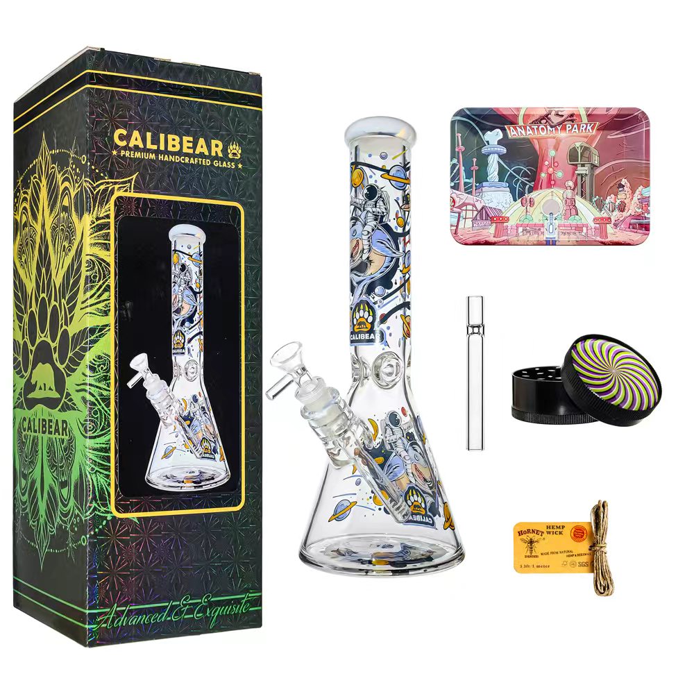 Unique Themed Illustration Beaker Water Pipe Bundle