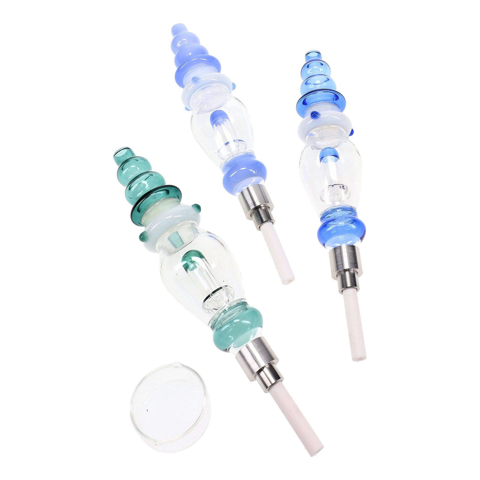 Candy Tower Showerhead Perc Dab Straw Kit with Ceramic Tip & Dish – INHALCO