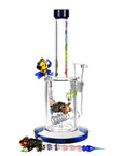 Blue Chakra Frog Water Bong with Stir Tool – INHALCO