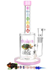Pink Chakra Frog Water Bong