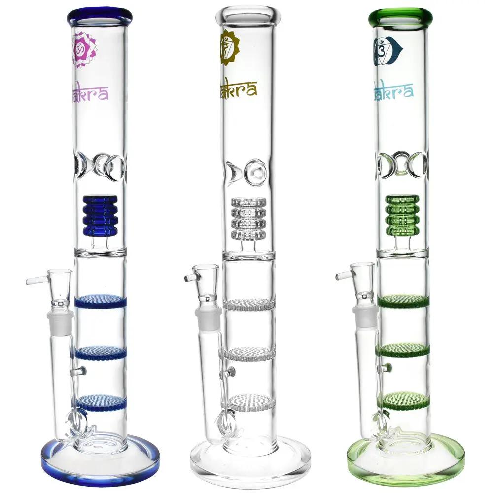 Chakra Triple Honeycomb Water Pipe