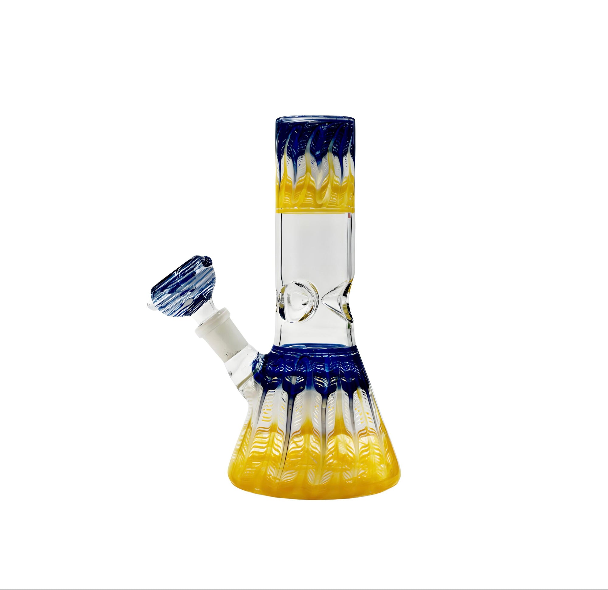 Left side view of Chill Rasta Beaker Bong