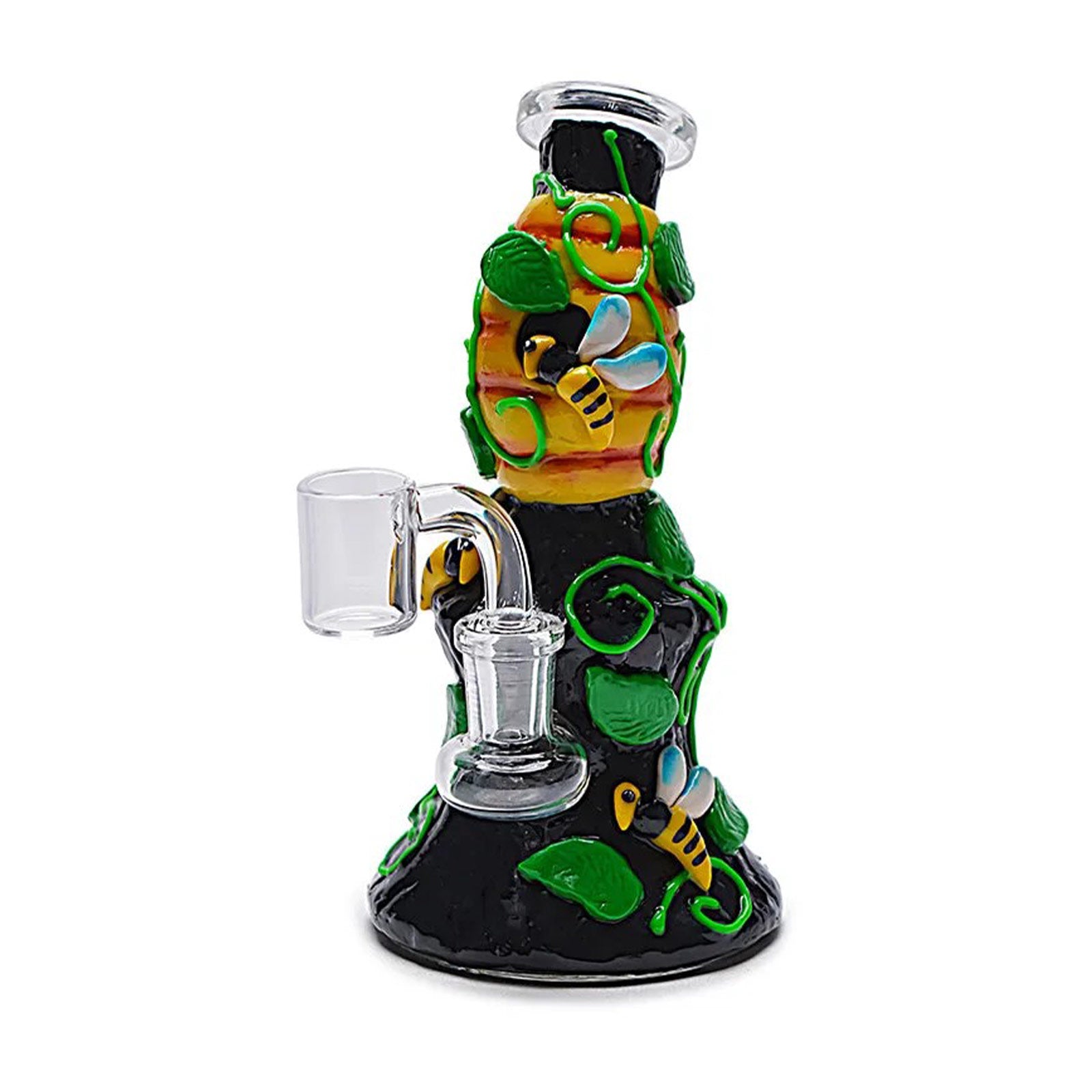 Clay Bee Honeycomb Dab Rig - inhalco