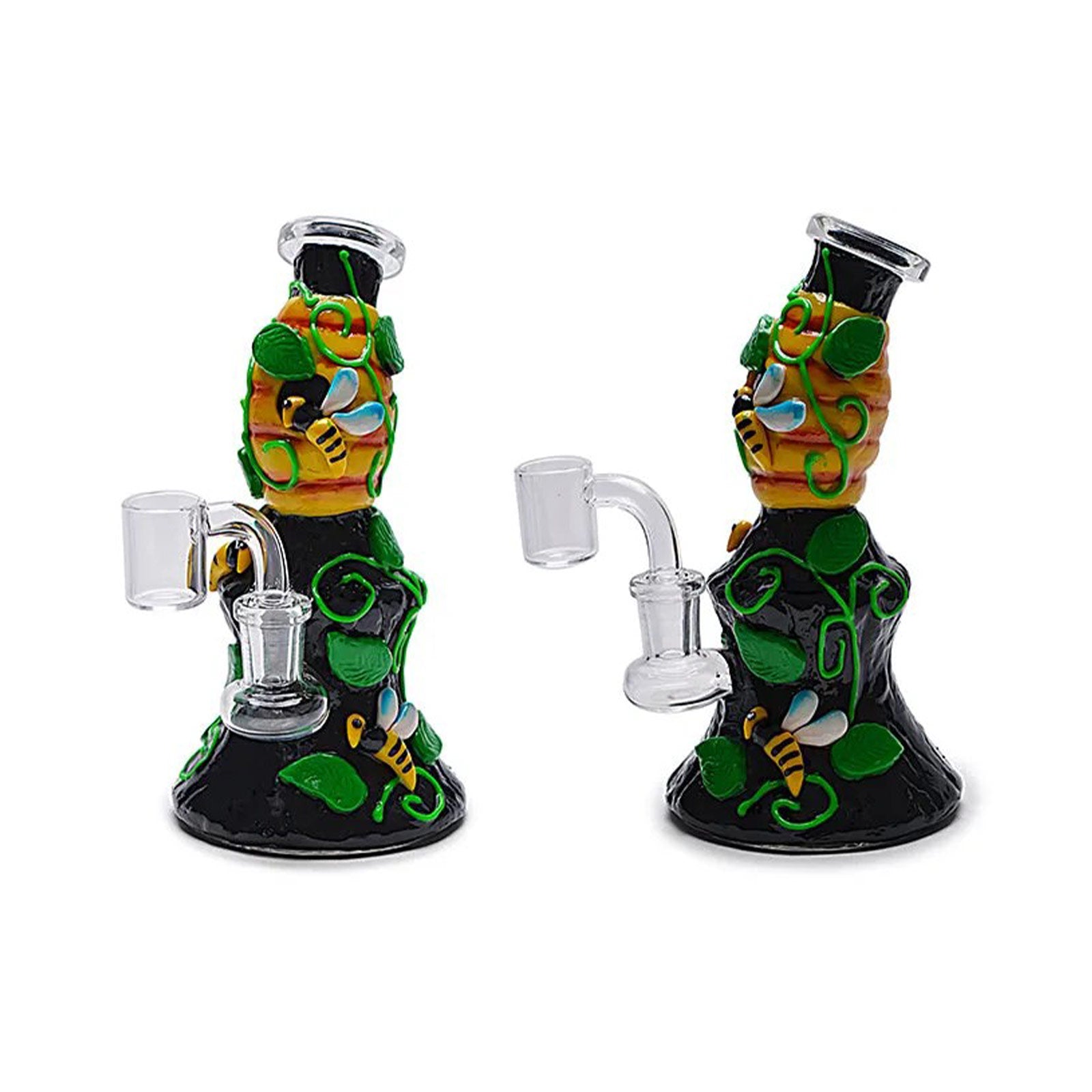Dab Rig Bee Clay Bee Honeycomb Dab Rig 7 inch – INHALCO