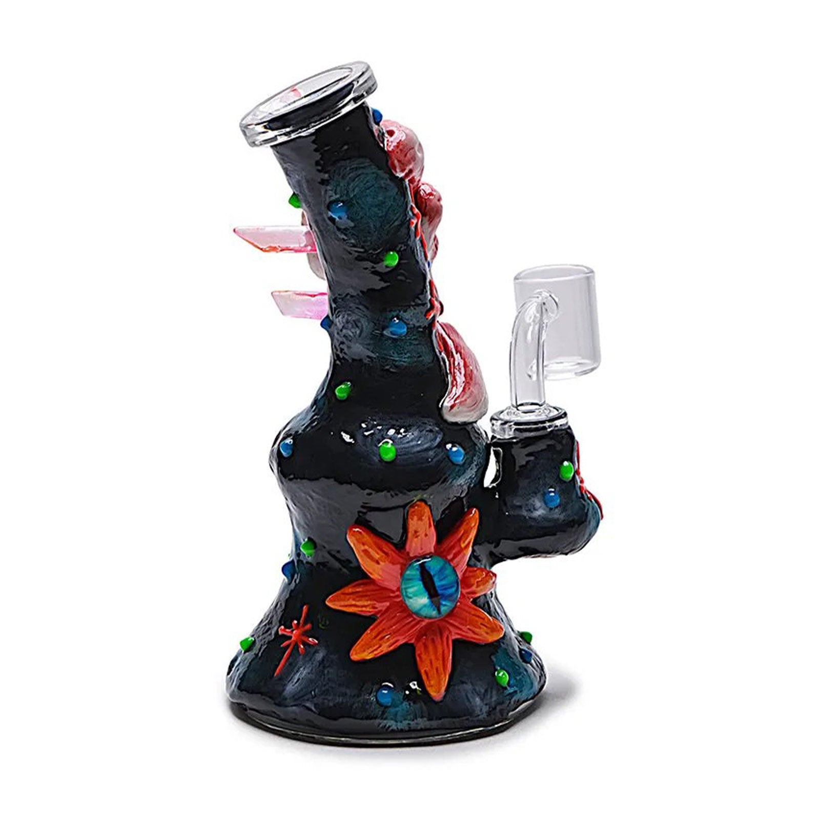 Back view of Clay Monster Moon Dab Rig